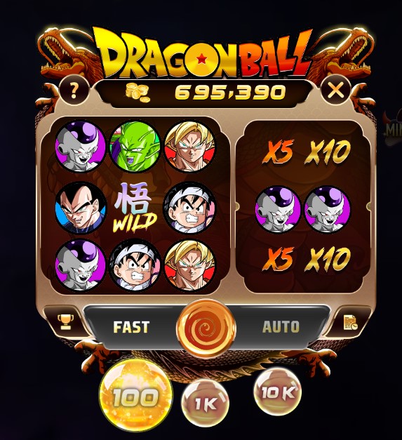 mini game Dragon ball tại Gemwin