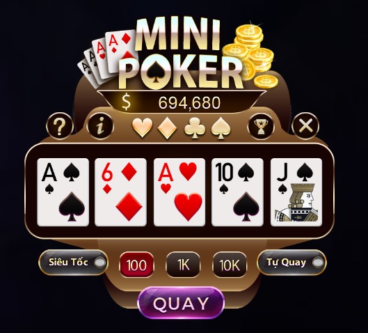 Đôi nét về mini poker tại cổng game Gemwin